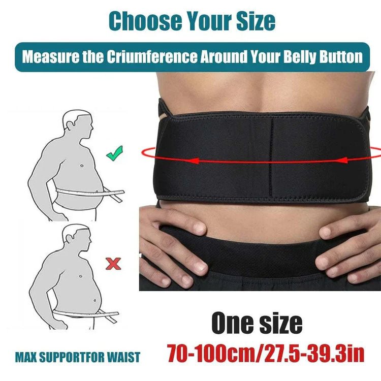 ceinture dorsale infusée au cuivre
