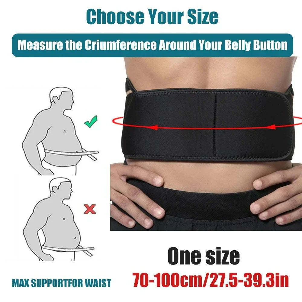 ceinture dorsale infusée au cuivre